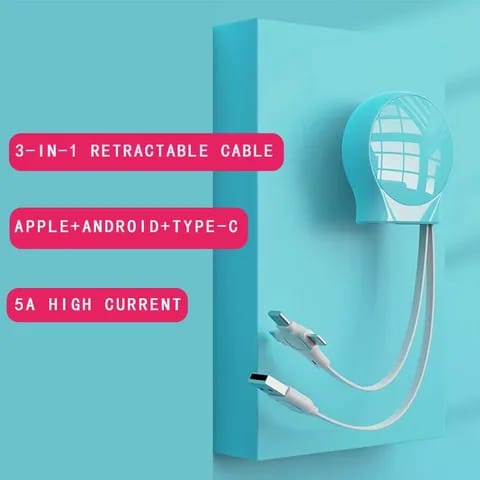 3 IN 1 Telescopic Charging